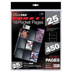 Ultra PRO Silver Series 18-Pocket Pages 25pk
