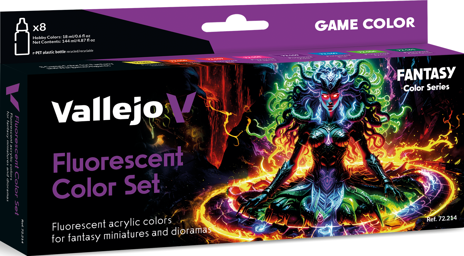 Vallejo: Game Colour Fluorescent Colour Set