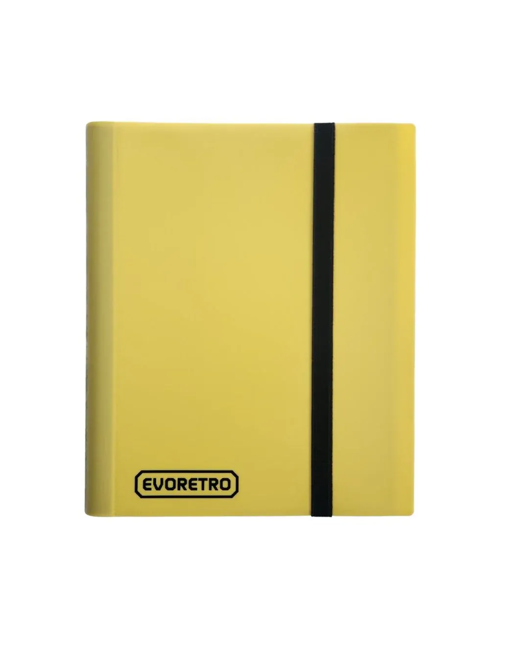 Evoretro 9 Pocket Card Flex Portfolio 360 Card Collector Folio Binder, Colour: Yellow