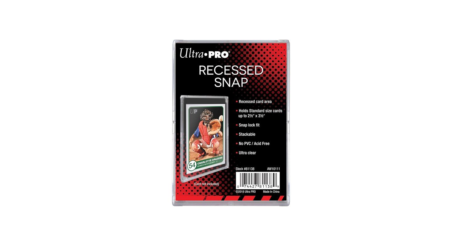 Recessed Snap Card Cases, Material: Regular