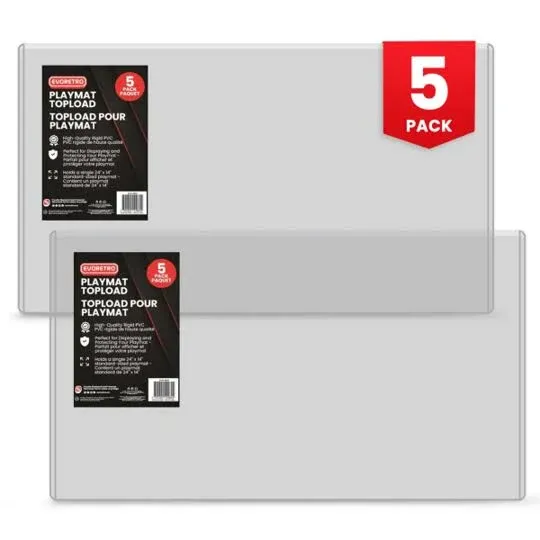 Toploaders For Playmats 5pk