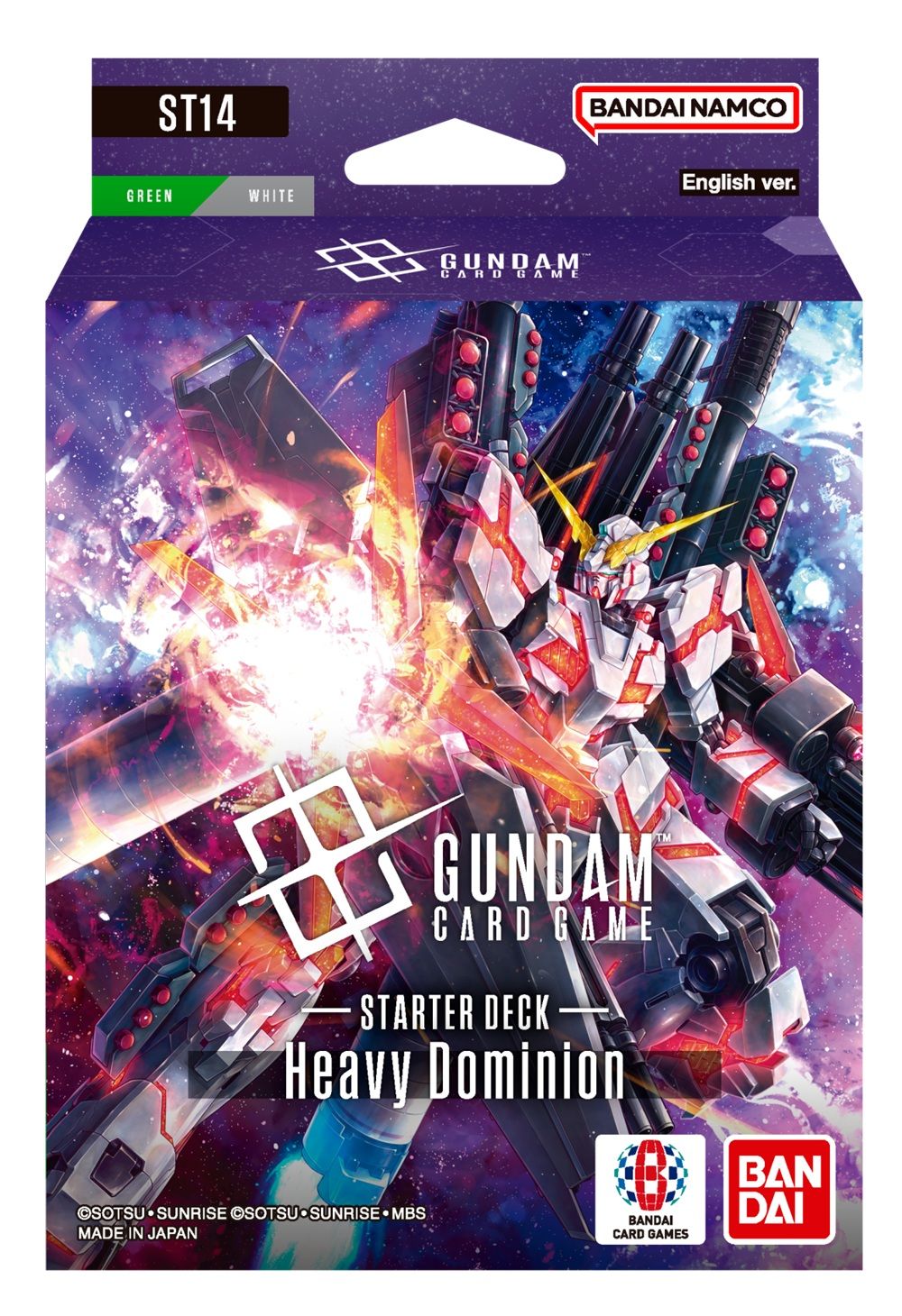 Gundam CG ST-14 Heavy Dominion Starter Deck Gundam CG ST-14 Heavy Dominion Starter Deck