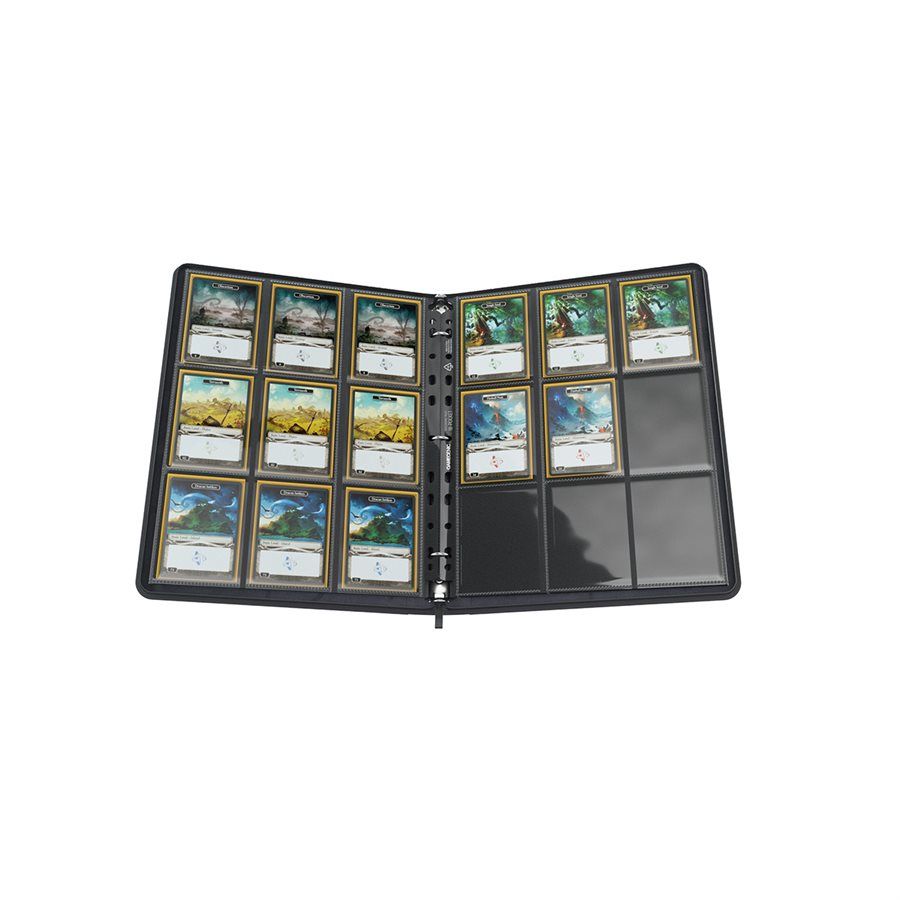 Binder: Zip-Up Ring Binder, Colour: Black Slim