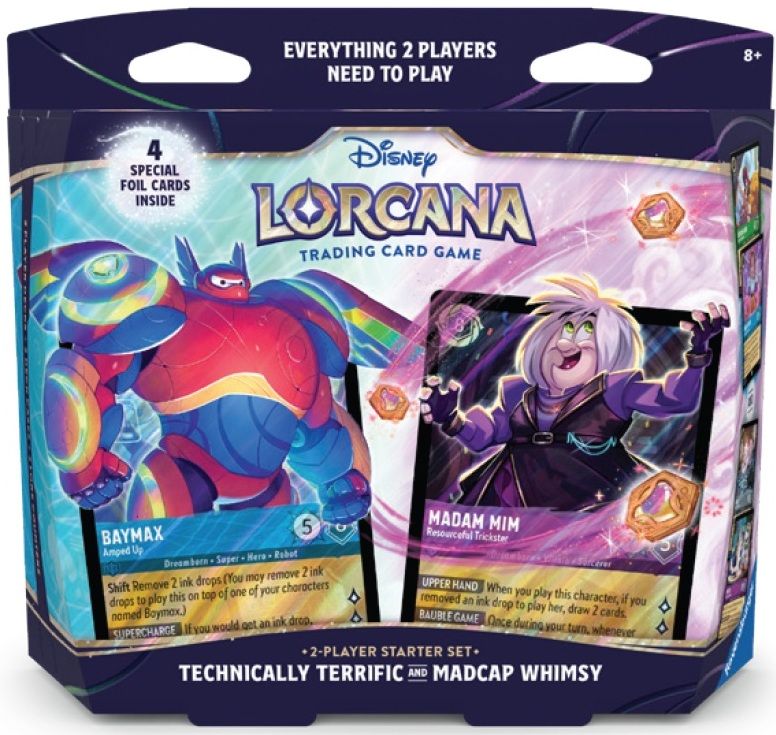 Disney Lorcana TCG - Two-Player Deck Starter Set - Technically Terrific &amp; Madcap Whimsy