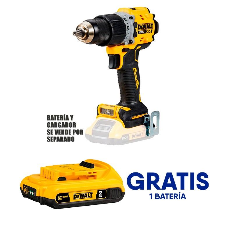 Barrenador Inalámbrico DEWALT + Batería