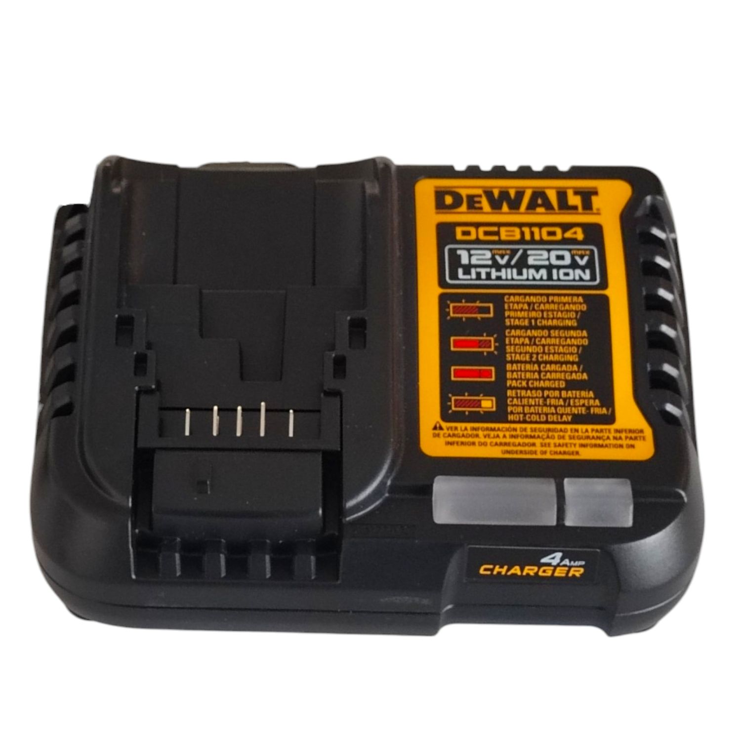 Cargador 12-20V 4A rápido, DEWALT