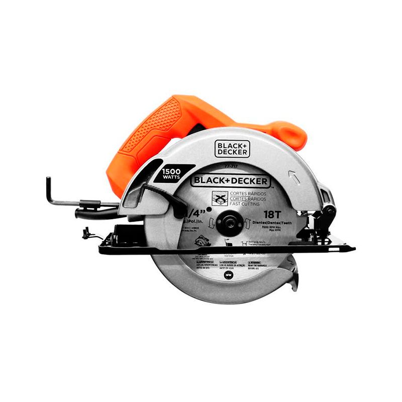 Sierra circular 7-1/4&quot; 1400W, BLACK+DECKER