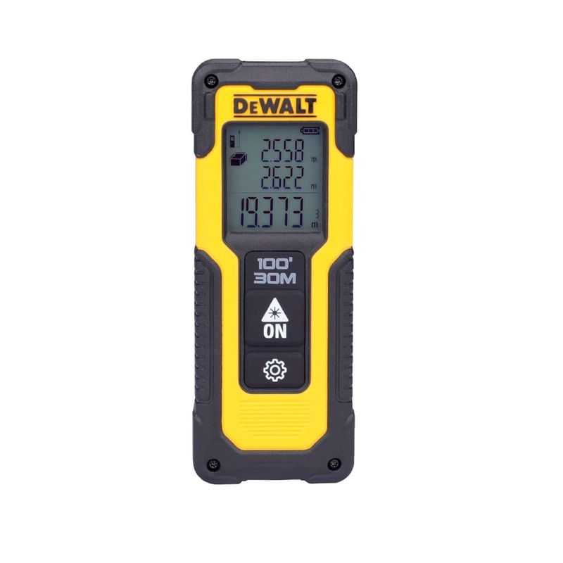 Medidor Laser Rojo 30M Pantalla Iluminada Precision Dewalt