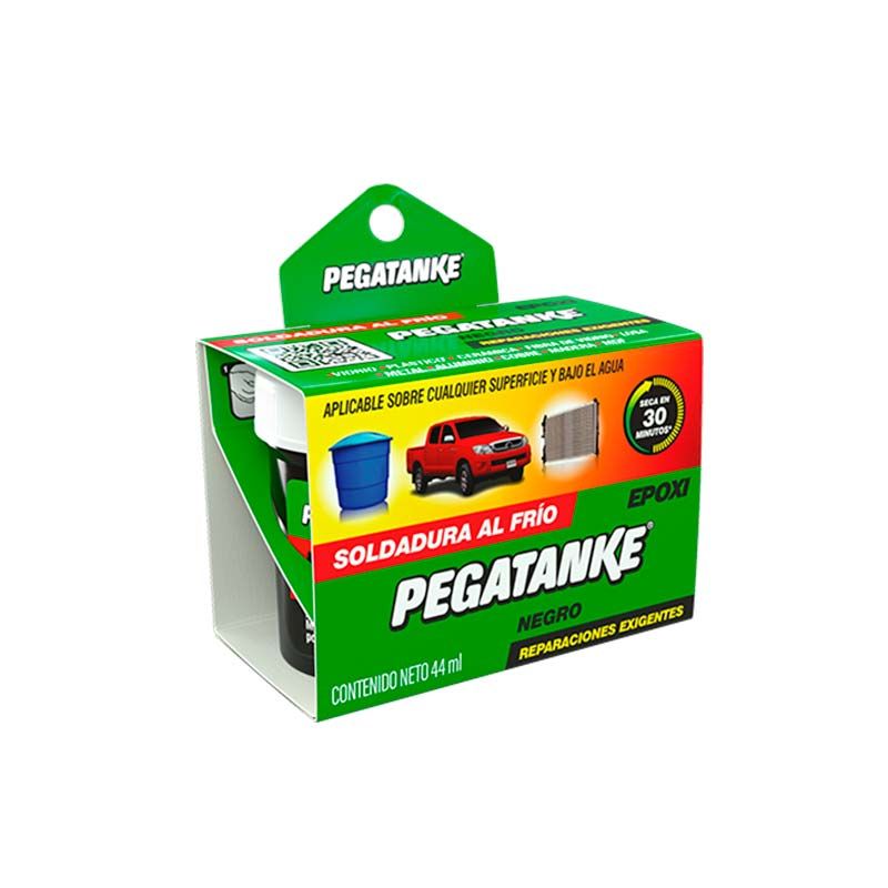 Pegamento Epoxico Negro 44ml Industrial Resistente Agua Pegatanke