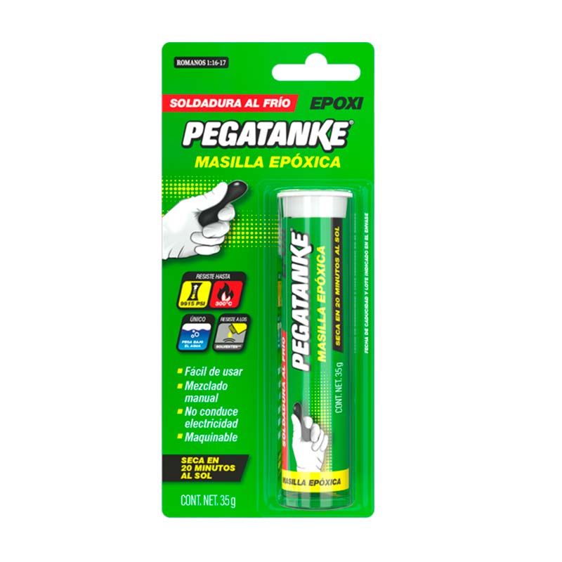 Masilla Epoxica 35g Rellena Resistente Agua Pegatanke