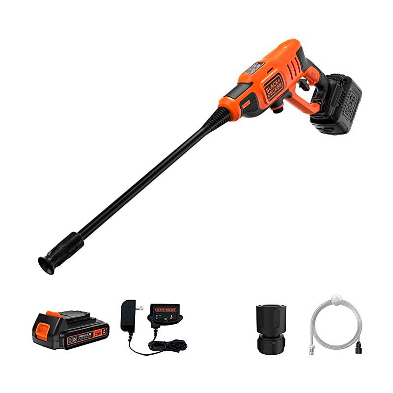 Pistola hidrolavadora 20V 350 PSI inalambrica Black and Decker