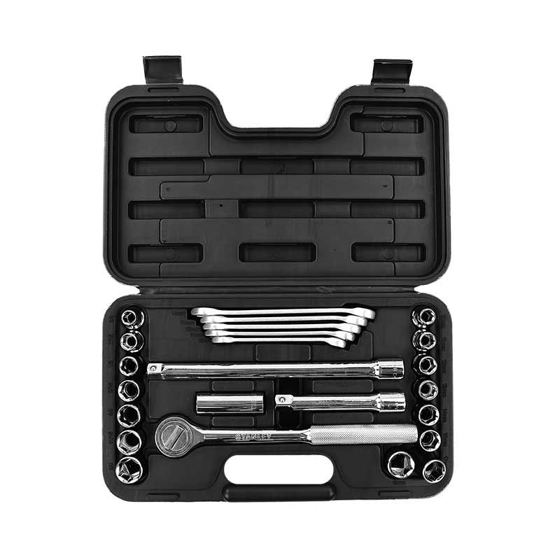 Juego Copas 25Pzs 1/2 6Pt Mm-Pulg Maleta Stanley