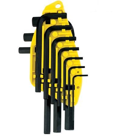 Juego Llaves Allen 10Pzs 1/16-3/8Plg Stanley