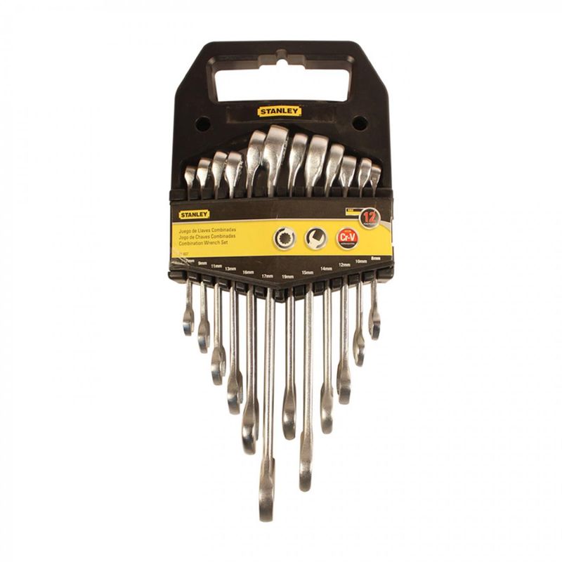 Juego Llaves Combinadas 12Pzs 7-19Mm 12Pt Stanley