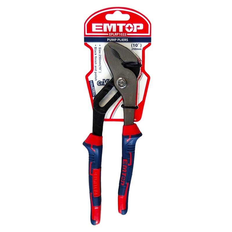 Alicate articulado 10 pulgadas cromo vanadio Emtop