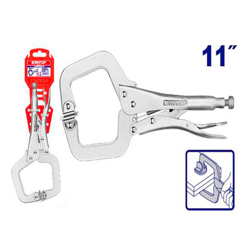 Alicate de presi�n tipo C 11 pulgadas Emtop