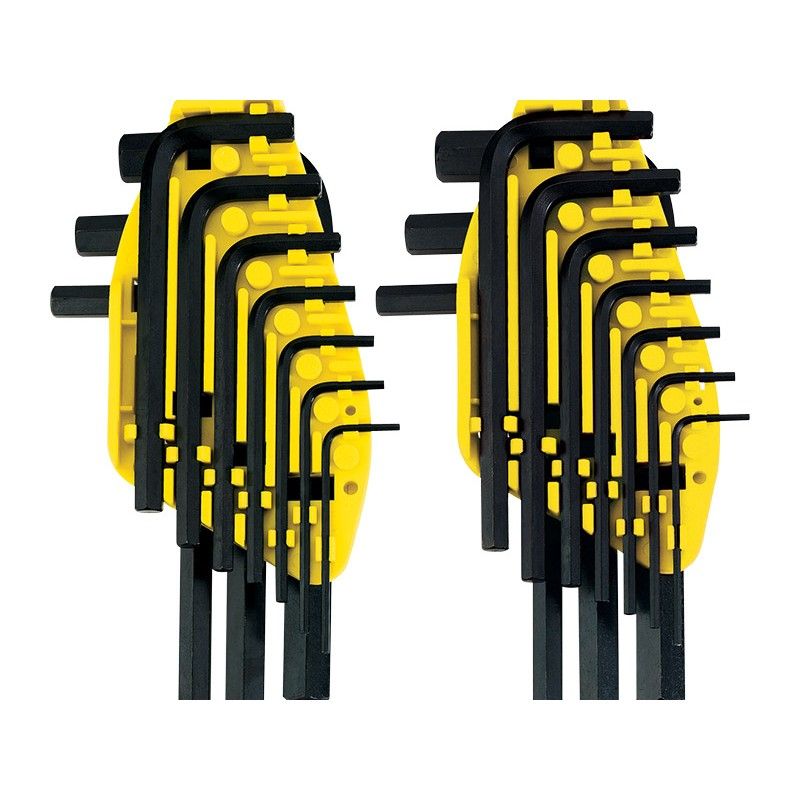 Juego Llaves Allen 20Pzs Cortas Mm-Pulg Stanley