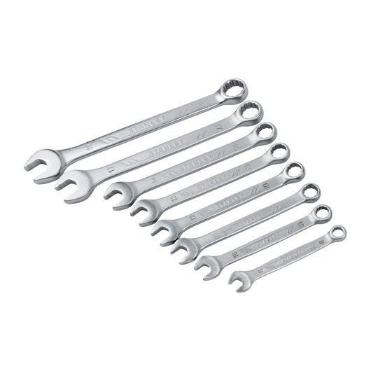 Juego Llaves Combinadas 8Pzs Anti-Slip 8-19Mm Stanley