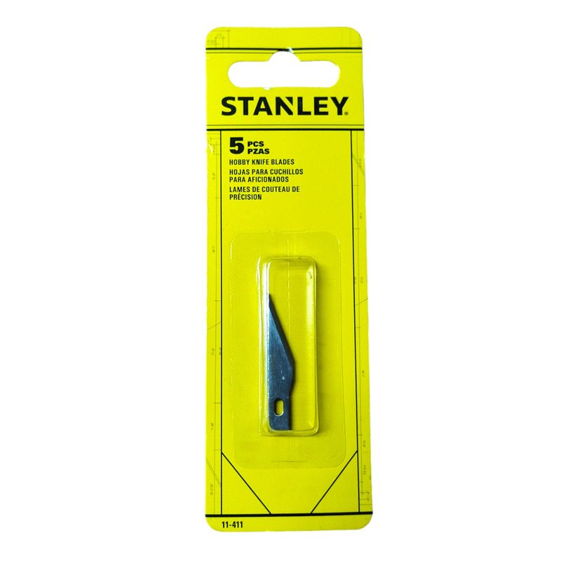 Hojas Repuesto Cuchilla Liviana 5Pzs 0.508Mm Stanley