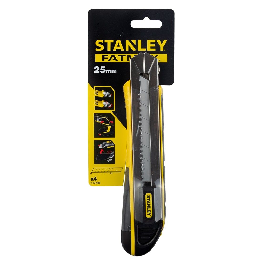Cuchilla Snap-Off Fatmax 25Mm Mango Goma ABS Stanley