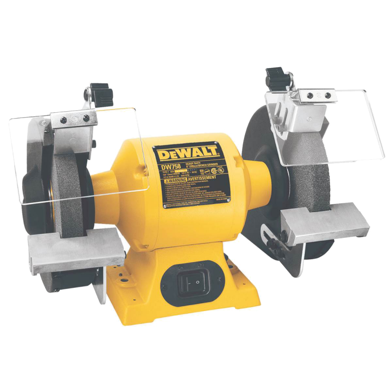 Esmeril De Banco De 6 Pulg 5/8 Hp Incluye Dos Piedras De Esmeril Marca Dewalt