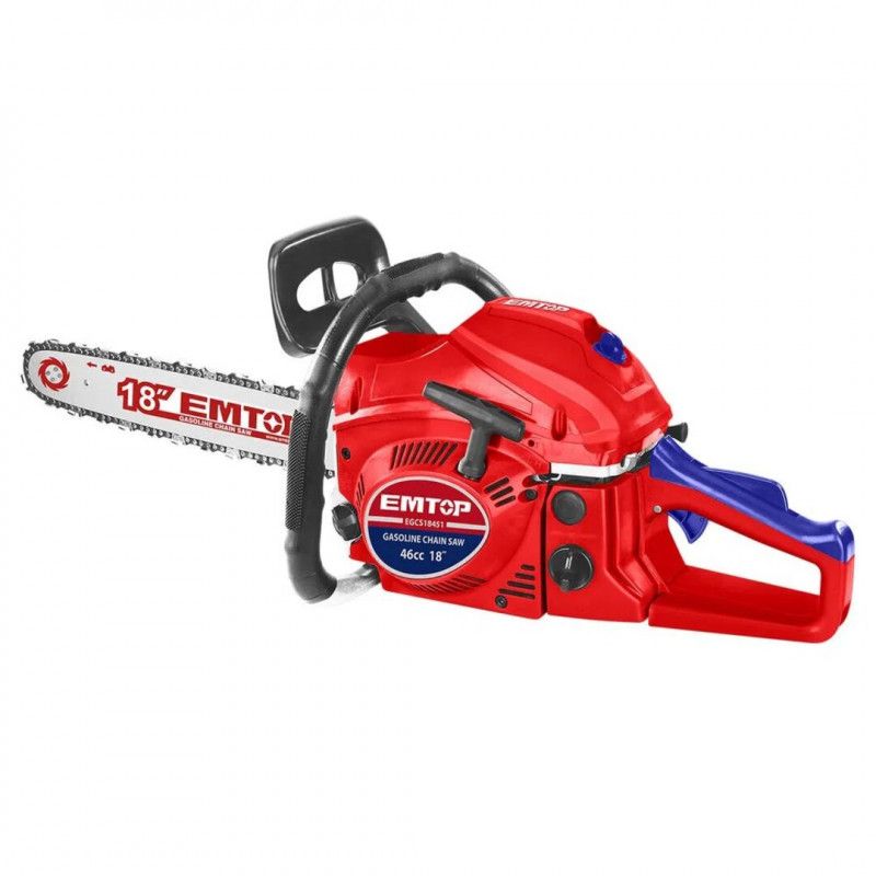 Motosierra De 18 Pulg De Motor 2 Tiempos A Gasolina De 24196820253 Potencia 1 8 Kw De 46cc Marca Emtop