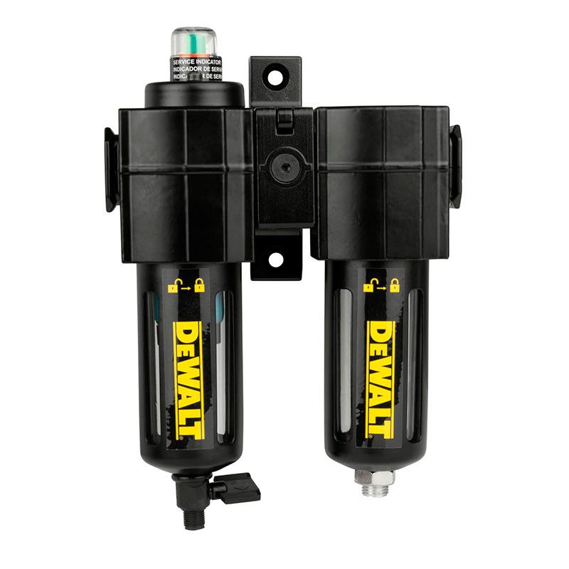 [DXCM019-0338] -Filtro Y Desecante De Aire Para Compresor, Rosca Npt 3/8 Pulg. Presion Maxima 250 Psi. Dewalt
