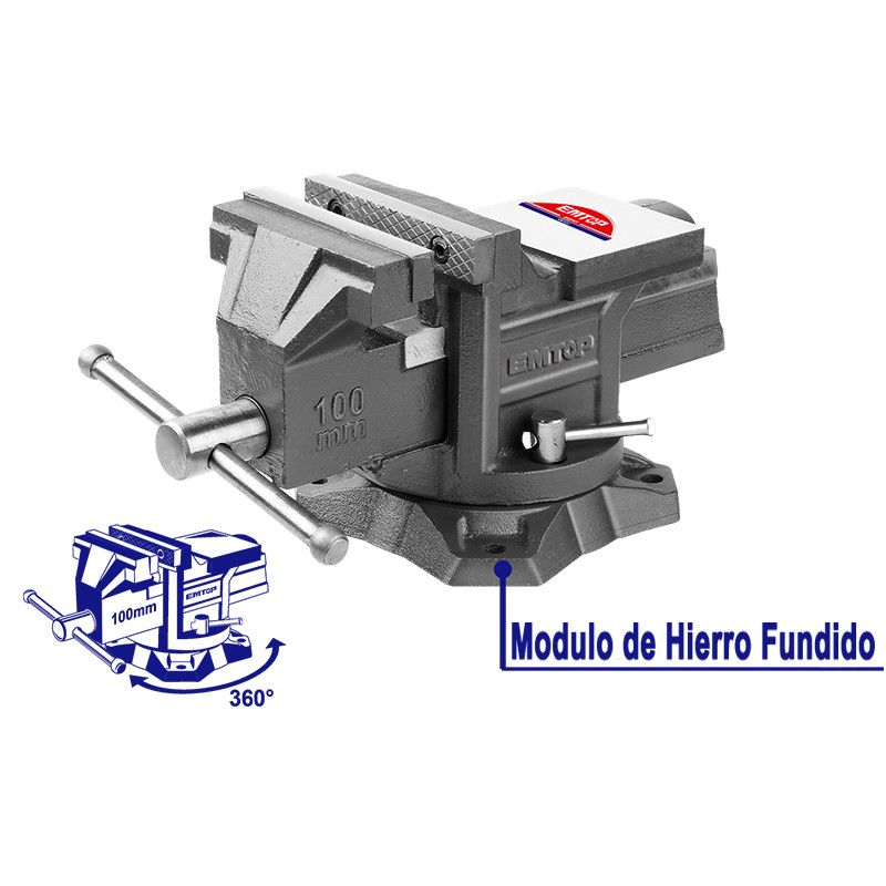 [EBVE0601] -Prensa De Banco 6 Pulgadas. Marca Emtop