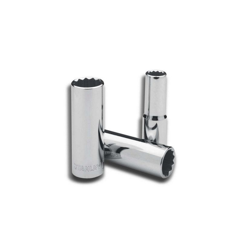 [4-86-489] -Copa/Dado/Cubo Largos En Pulgadas, 12 Puntos, Raiz De 1/2, Medida De 1 Pulgadas. Marca Stanley