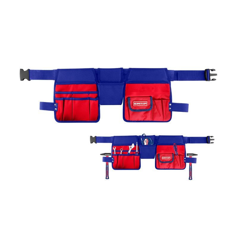 [ETBG48024] -Cinturon/Cartuchera Porta Herramientas, 2 Piezas. Marca Emtop