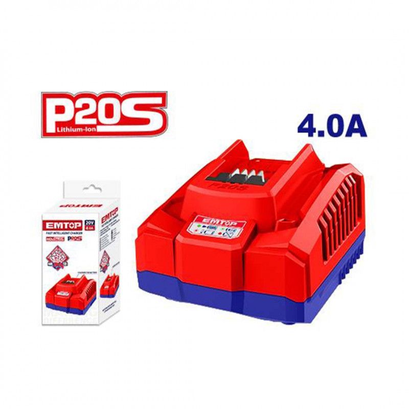 [ULFCR20411] -Cargador De Baterias ,20 Voltios, 4 Amperios De Salida. Marca Emtop