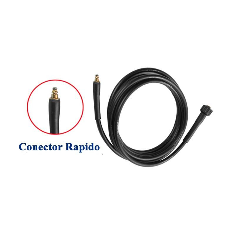 [EHPS0201] -Manguera De Alta Presion Para Hidrolavadora Modelo Ulhpw1801 , Longitud 5 Metros, Conector Rapido. Marca Emtop