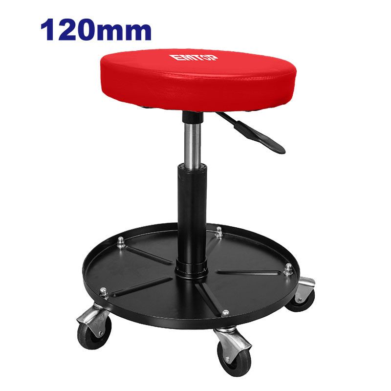 [EMNC1521] -Banco Redondo Con Base Para Herramientas, Giratorio, Para Mecanico, Soporta 110kg. Emtop