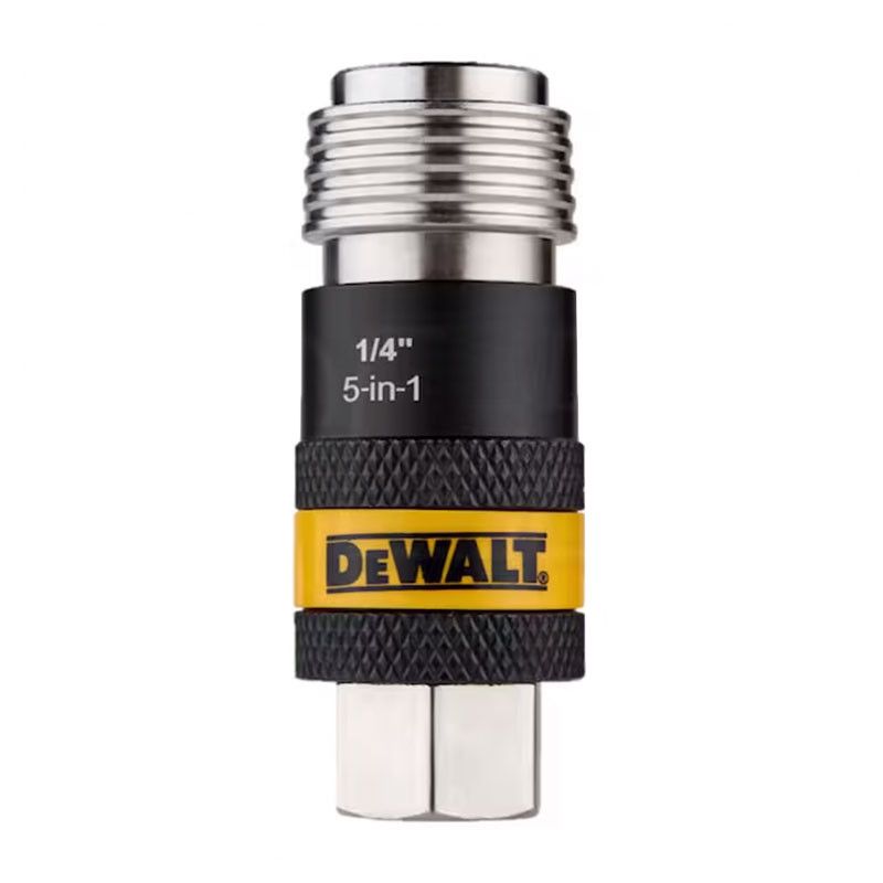 [DXCM036-0233] -Acople Rapido Hembra Univesal, Rosca Fnpt 1/4, Compatible Con Encastre Im, Hf, T, A Y L. Dewalt