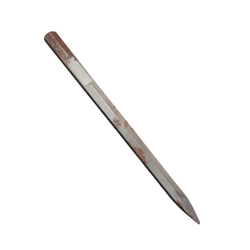 [ULDBRH2201-SP-P.C] -Cincel De Punta, Hex 1-1/10 Pulg, 28 Mm, 21 Pulg, Para Demoledor Uldbrh2201 De 30 Kilos. Marca Emtop