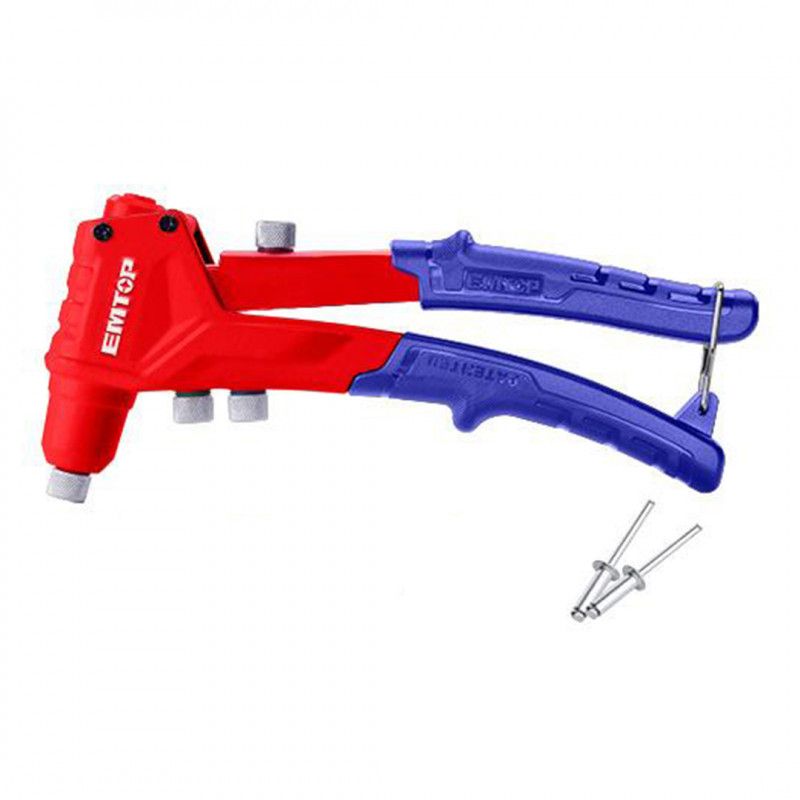 [EHRR081] -Remachadora De Mano, 8 Pulgadas, Para Aluminio Y Acero Inoxidable. Marca Emtop