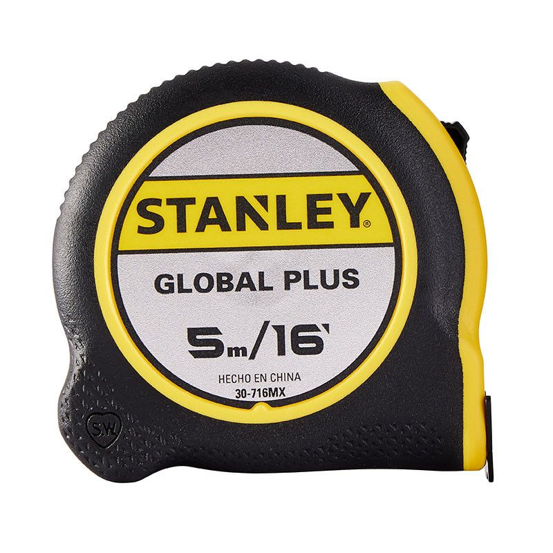 [30-716]-CINTA METRICA, TIPO GLOBAL PLUS, 3/4 PULGADAS X 5 METROS. STANLEY