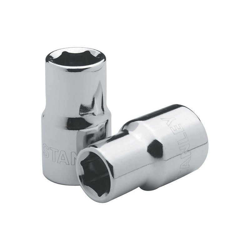 [4-88-753] -Copa/Dado/Cubo Estandar Metrico, 6 Puntos, Raiz De 1/2, 32 Milimetros. Marca Stanley