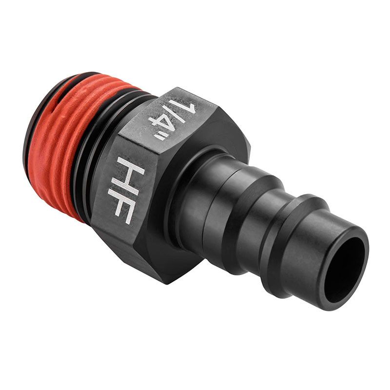 [DXCM036-0219] -Juego De 2 Conectores Rapido Macho Alto Caudal De 3/8, Rosca Npt 1/4. Dewalt