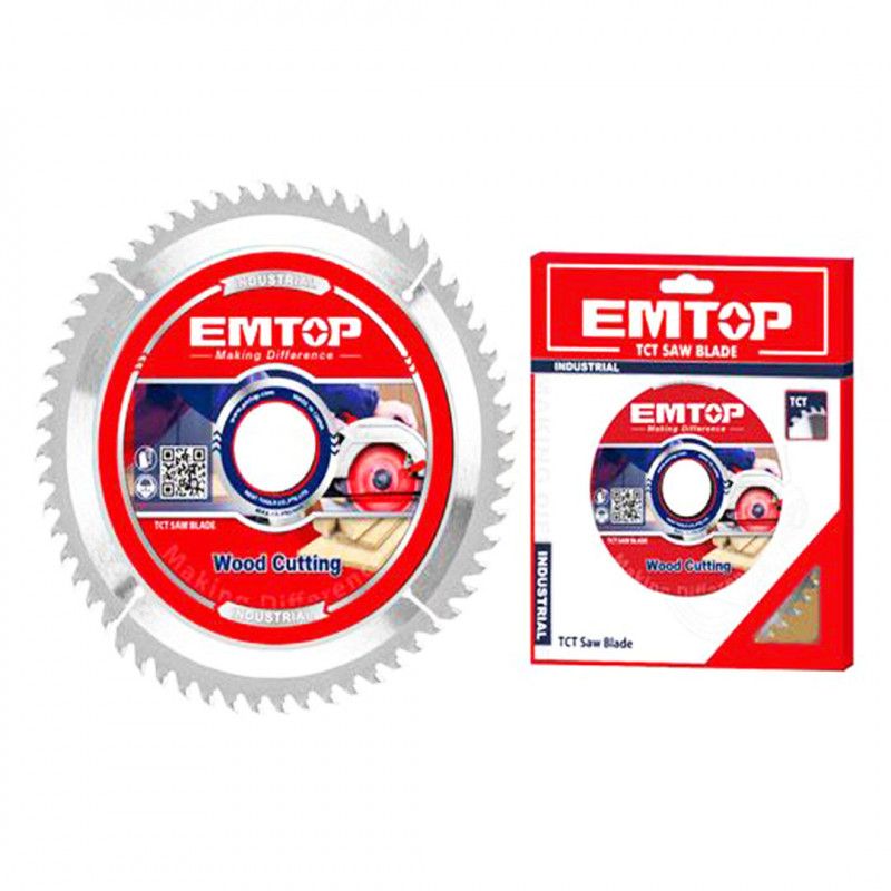 [ETCT1185112] -Disco De Sierra, 7-1/4 Pulg, 24 Dientes, Eje De 20mm, 25/32 Pulg, Para Madera. Marca Emtop