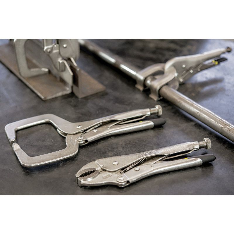 [84-399] -Alicate De Presion, Tipo C, Largo De 11 Pulgadas, 279 Milimetros. Marca Stanley