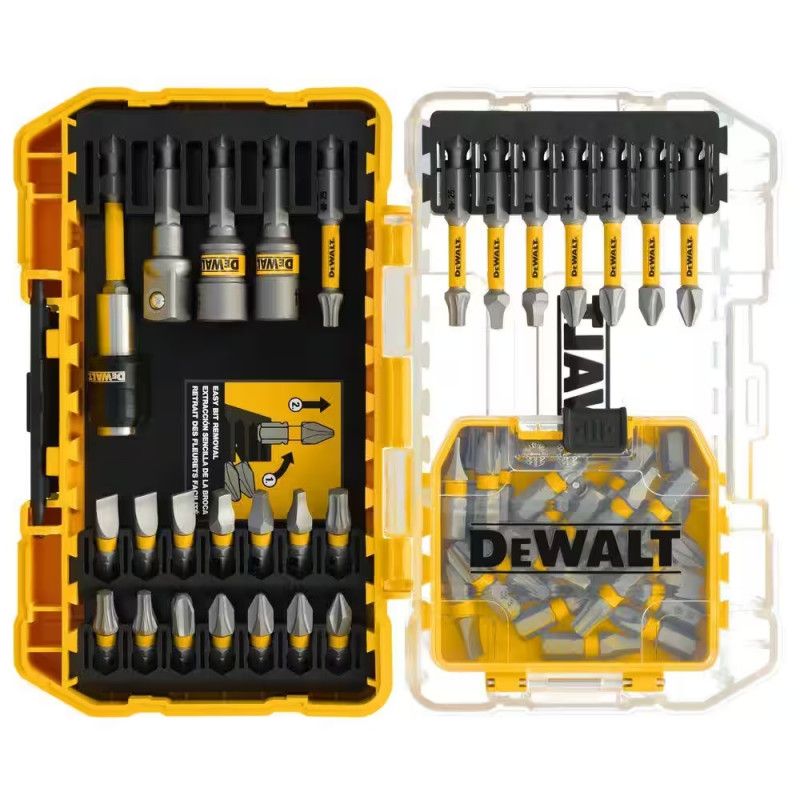 [DWAUMF50SET] -Set 50 Puntas Phillips, Planas, Tork, Cuadrada, Copas Y Dado Maxfit Ultra, Dise&amp;ntilde;o Anti-Snap Que Reduce La Rotura. Dewalt