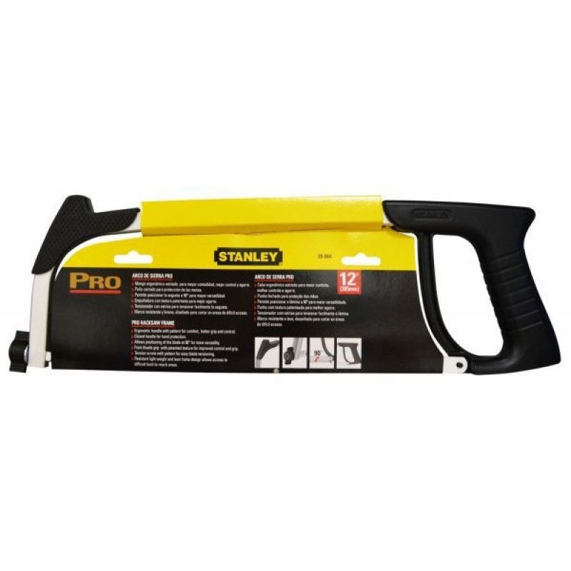 [20-064] -Arco De Sierra Fijo Pro , Largo De Hoja De 12 Pulgadas, 305 Milimetros. Marca Stanley