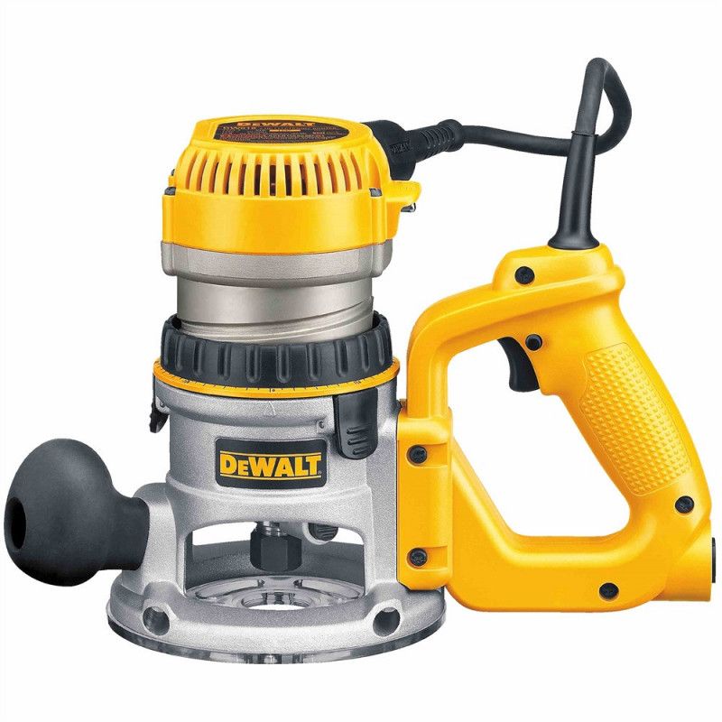 [DW618D] -Router De Base Fija, Mango En D, 2-1/4 Hp. Marca Dewalt
