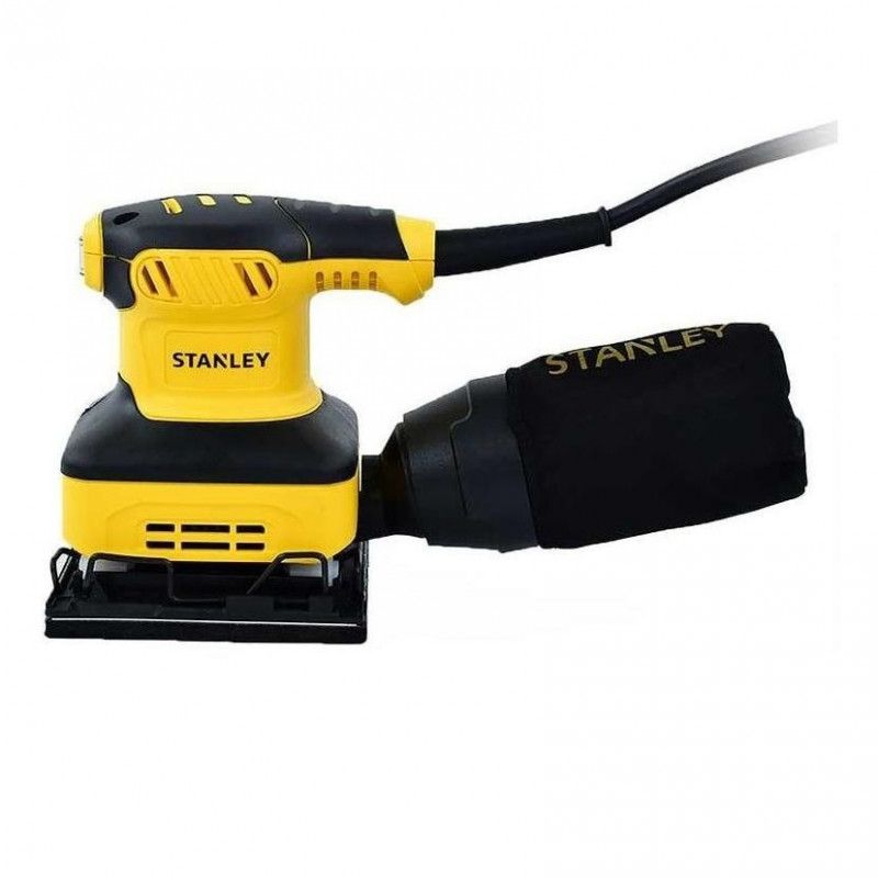 [SS24-B3] -Lijadora De Palma, 1/4 De Hoja, Orbital, 240 Watts, Con Recolector De Polvo. Marca Stanley