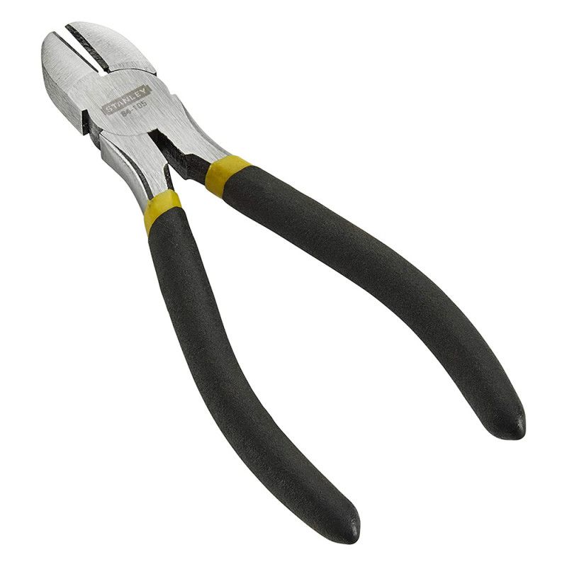 [84-105LA] -Alicate De Corte Diagonal, Largo De 6 Pulgadas, Ancho De 2 Pulgadas, Ancho De Punta 7/16 Pulgadas. Marca Stanley