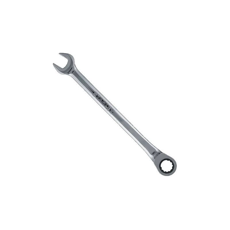[91-976] -Llave Combinada De Ratchet, Larga Metrica, Apertura De 12 Milimetros, Largo De 155.2 Mm. Marca Stanley
