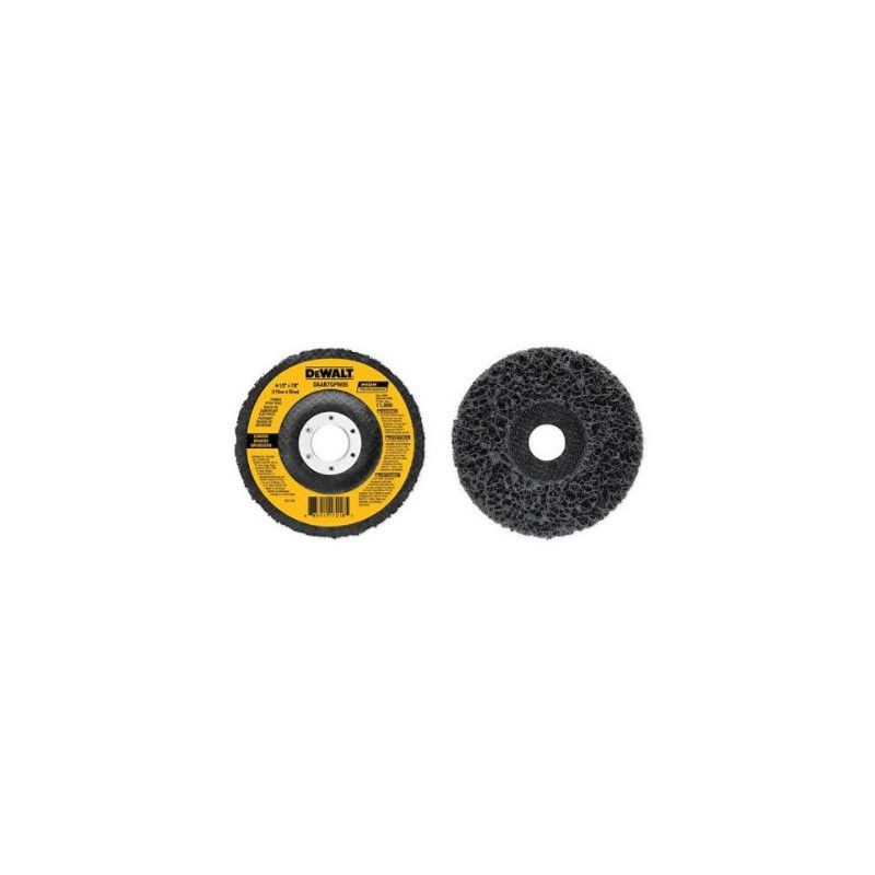 [DAAB7GPW05] -Disco Flap, 4-1/2 Pulg X 7/8, Grano Grueso, Metal, Para Limpieza, Para Esmerilar, Pulir, Flap Disk. Marca Dewalt