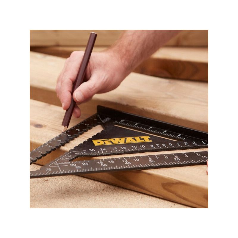 [DWHT46032] -Escuadra De Viga, Material De Aluminio Extragrueso, Medida De 12 Pulgadas De Largo. Marca Dewalt