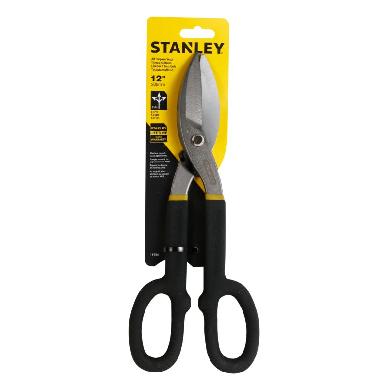 [14-558] -Tijera De Hojalatero, Para Lamina, Largo De 12 Pulgadas, 305 Milimetros. Marca Stanley
